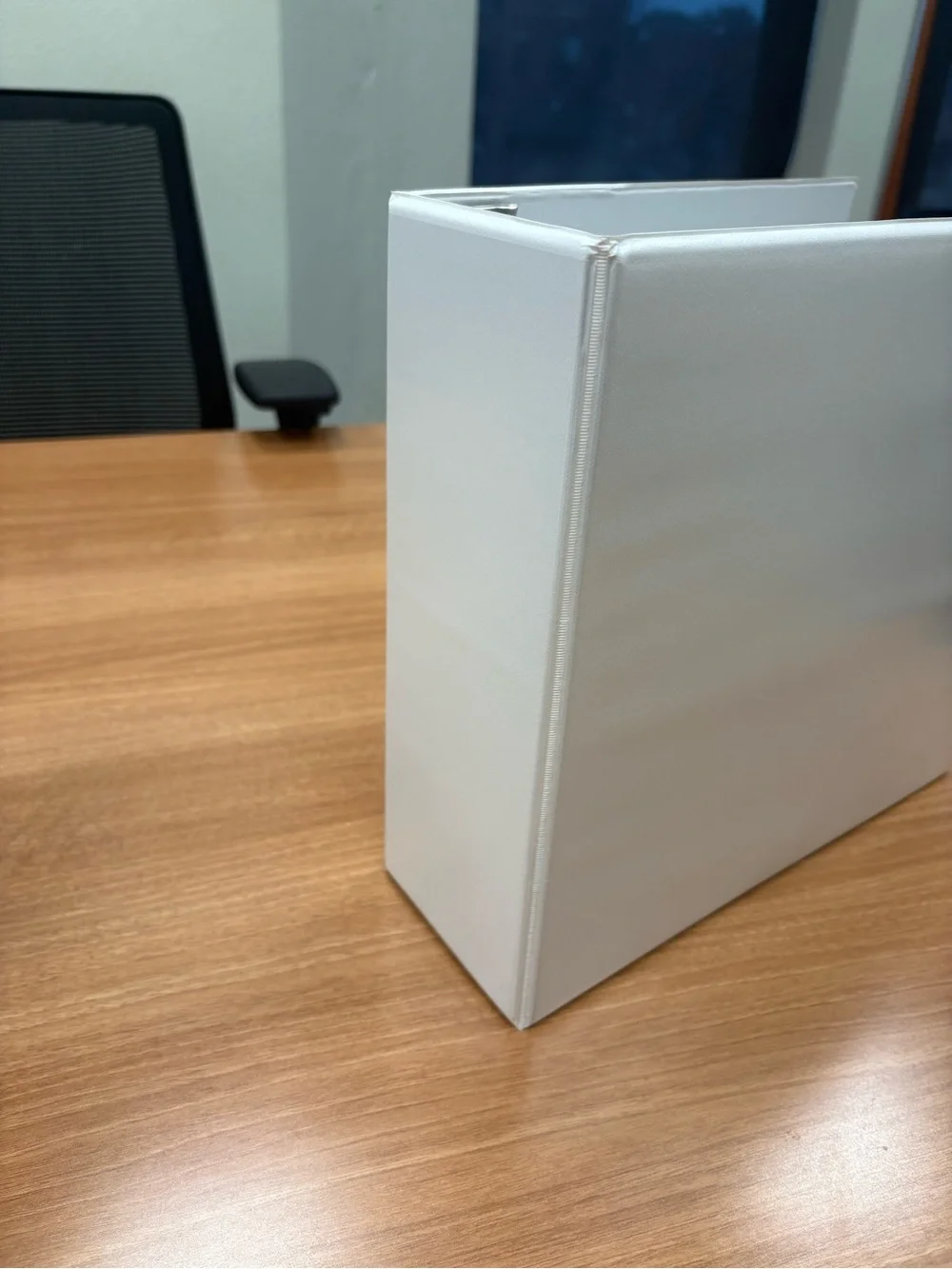 Set of 4 -Classic White 3-Ring Binders
